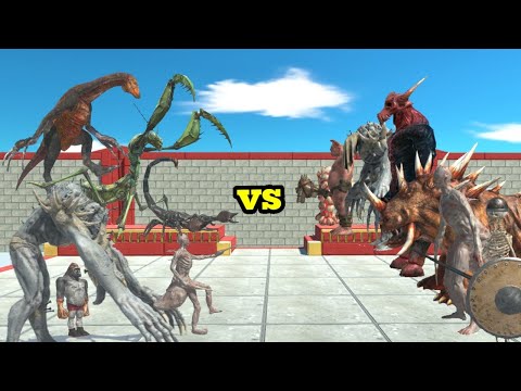 SHARP HANDS TEAM VS INFERNALS Animal Revolt Battle Simulator
