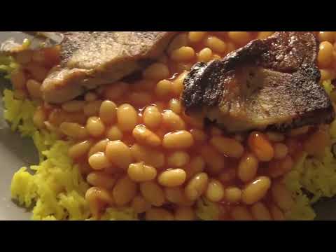 MongoTV_8172 - Min Aftensmad - SVINEKOTELETTER Med KARRY RIS og BAKED BEANS i TOMAT