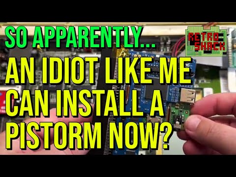 Installing a PiStorm32 Lite in your Amiga 1200 is so easy now that even an idiot like me can do it!