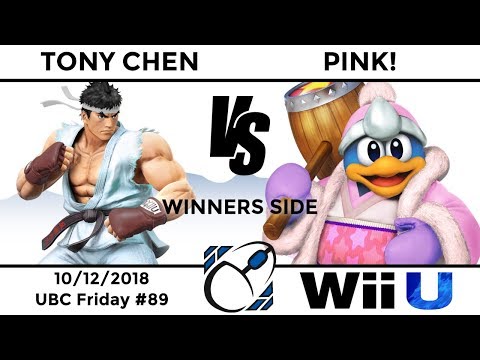 UBC Friday #89: WR1 - Tony Chen (Ryu) vs Pink (King Dedede, Lucas)