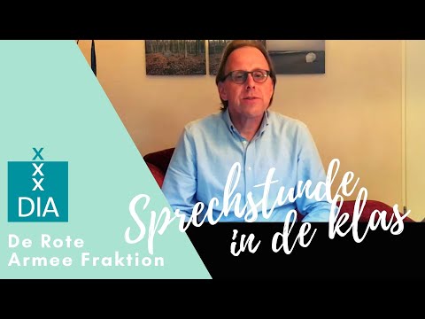 Sprechstunde in de klas: De Rote Armee Fraktion (RAF)