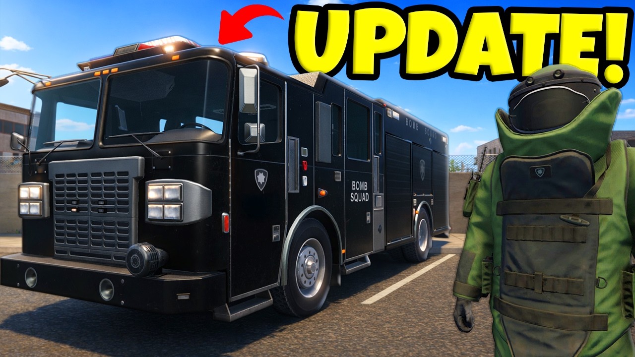 We Joined the POLICE BOMB SQUAD! (Flashing Lights Simulator Update)