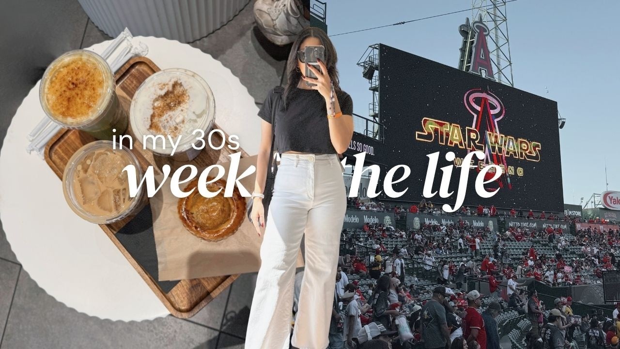 angels star wars weekend, trying new coffee shops OC, spending time with friends | week in the life