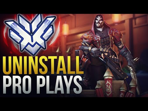 PROS PLAYS THAT MAKE THEM UNINSTALL - INSANE PREDICTIONS - Overwatch Montage