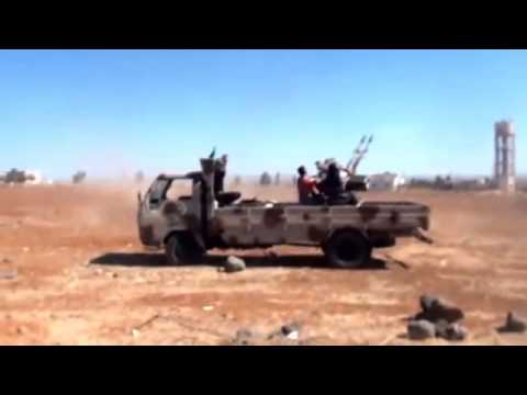 التصدي للطيران الحربي التابع للنظام في معربة في محافظة درعا