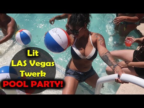 Wild Vegas Twerk Pool Day Party! Beach Club 2017 Video
