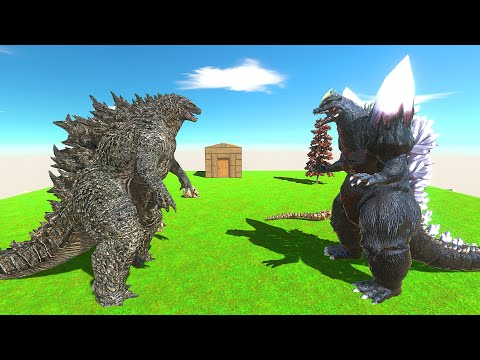 GODZILLA 2021 VS SPACE GODZILLA - Animal Revolt Battle Simulator