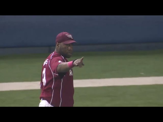 【6回裏】解説席もびっくり!? イーグルス・ウィーラーが飛んだ!? 2016/8/9 M-E