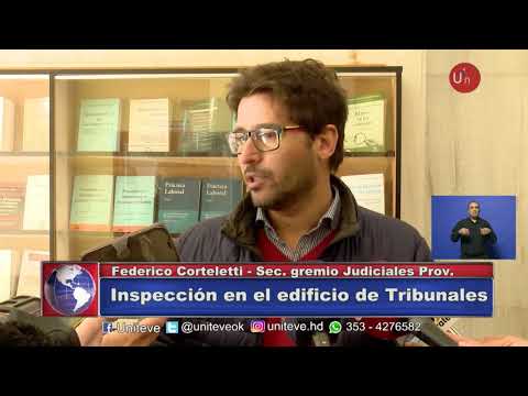 Inspeccionaron el edificio de tribunales