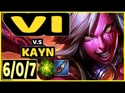 WARDEN (VI) vs KAYN - 6/0/7 KDA JUNGLE GAMEPLAY - EUW Ranked GRANDMASTER
