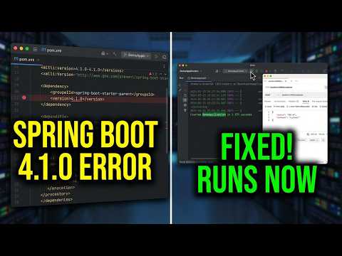 How To Fix Java Issue: Cannot Run Spring Boot 4.1.0