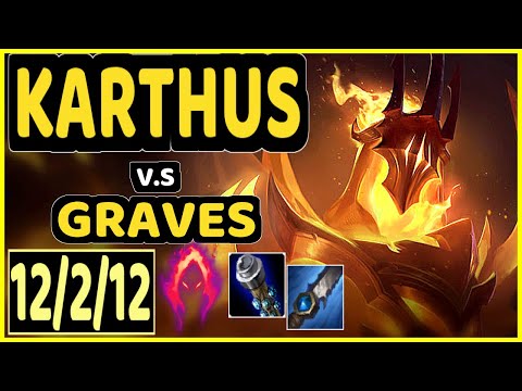 MINERVA (KARTHUS) vs GRAVES - 12/2/12 KDA JUNGLE CHALLENGER GAMEPLAY - BR