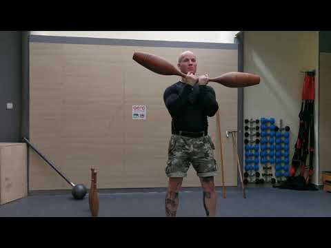 Indian Clubs Hungary - Military 2 / Military indian club exercise by Tamas Kaczmarski