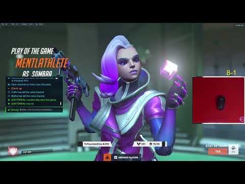 POTG! GALE INSANE CASSIDY + SYMMETRA + SOMBRA OVERWATCH 2 SEASON 3 TOP 500 GAMEPLAY