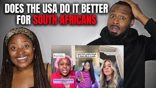 🇿🇦 vs 🇺🇸 American Couple Reacts “Does the USA Do It Better for SOUTH AFRICANS?” Pt 2