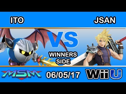 MSM 24 - Ito (Metaknight) Vs Jsan (Cloud) Winners Side - Smash Wii U