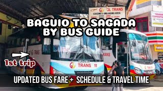 SAGADA TRAVEL GUIDE | Baguio to Sagada by bus • GL Trans Bus to Sagada schedule, fare, & Travel Time