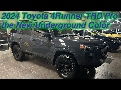 New 2024 Toyota 4Runner TRD Pro- the New Underground Color