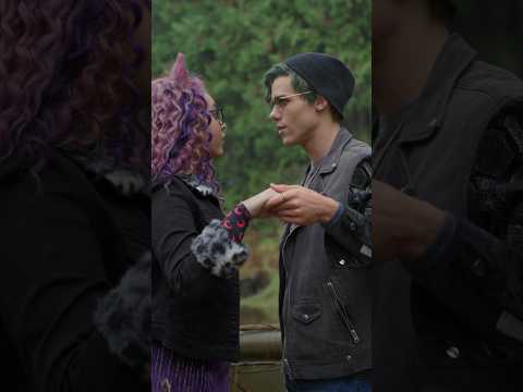 Clawdeen and Deuce stare into each other's eyes 😍 #MonsterHighMovie
