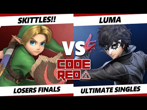 Code Red: LUA4 Losers Finals - SKITTLES!! (Young Link) Vs Luma (Joker, ROB) SSBU Ultimate Tournament