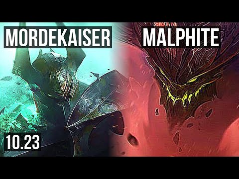 MORDEKAISER vs MALPHITE (TOP) | 13/2/5, 7 solo kills, Legendary | KR Diamond | v10.23