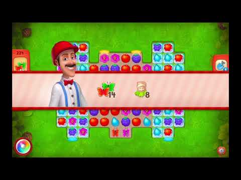 Gardenscapes Level 224 Hard | HD