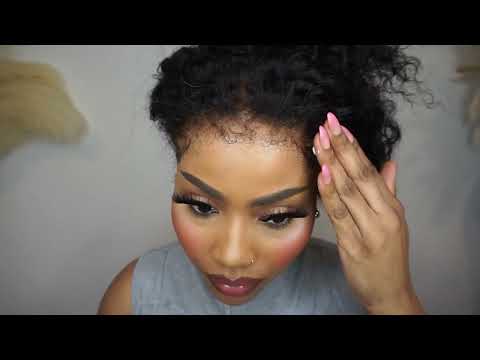 Deep Curly 360 Full Lace Human Hair Wigs Plucked Brazilian Virgin Hair