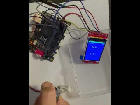 SPI TFT and DHT22 Demo