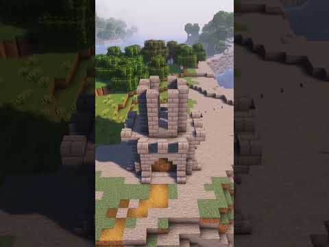 EPIC Mini Castle Build in Minecraft! 😱🏰 #shorts