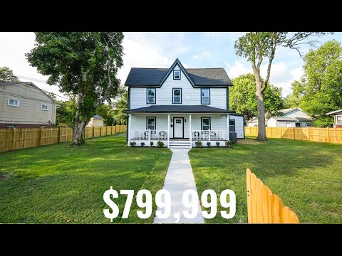 TOUR this $799,999 Newly Constructed Brentwood Maryland Home