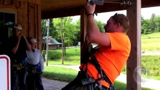 preview picture of video 'Eagle Falls Ranch Zipline Training'