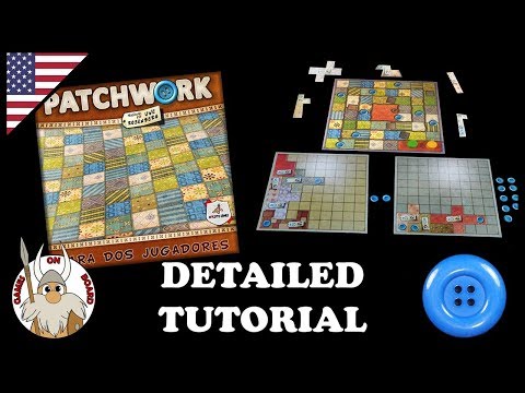How to Play Patchwork | Detailed Tutorial (ENGLISH) | Board Game | Games On Board