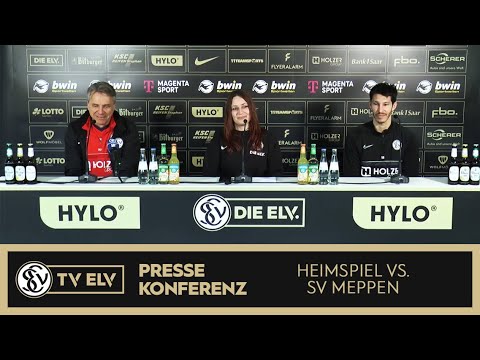 TV Elv // Pressekonferenz - SV Elversberg vs. SV Meppen / 11.03.23