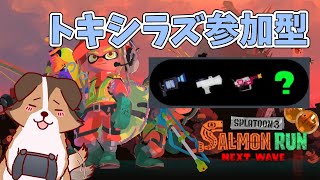 【参加型】1枠ランダム構成でトキシラズ遊んでいくかぁ🐶🌟負け犬系Vtuber配信【スプラトゥーン3】【サーモンランNW】