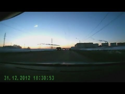 Russian meteor: Amazing video of explosion as seen by drivers in Urals region