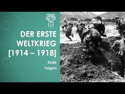 Ende und Folgen des Ersten Weltkriegs