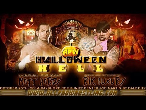 #MinuteOnTheMic: All Pro Wrestling Halloween Hell XVII: Matt Hardy vs  Rik Luxury