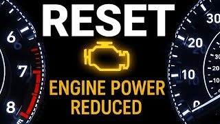 How to Fix & Reset Reduced Engine Power Warning Light Stays On / Flashing Reduced Engine Power Light