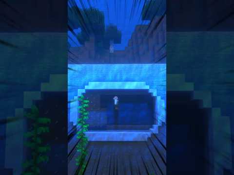 INSANE underwater house build in Minecraft! 🐳 #minecraft