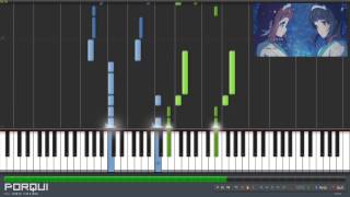 Nagi no Asukara Opening 2 - ebb and flow (Synthesia)