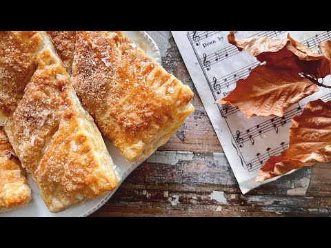 Apfeltaschen mit Blätterteig aus der Heißluftfritteuse