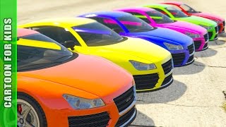 Colors Numbers Learning w Airport - Nursery Rhymes Finger Family Songs for Kids - Video for Kids