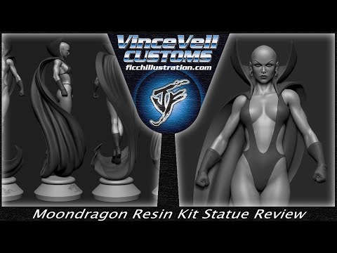 Moondragon Marvel Resin Kit Statue Review