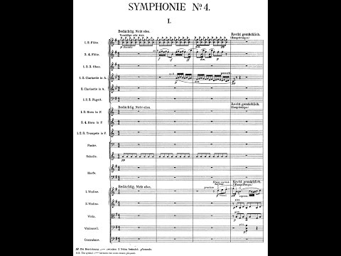 Mahler's 4th Symphony (Audio + Score)