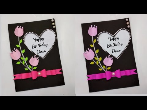 😍Beautiful Birthday Card Idea | Handmade Birthday Greeting Card | birthday card | how to make card