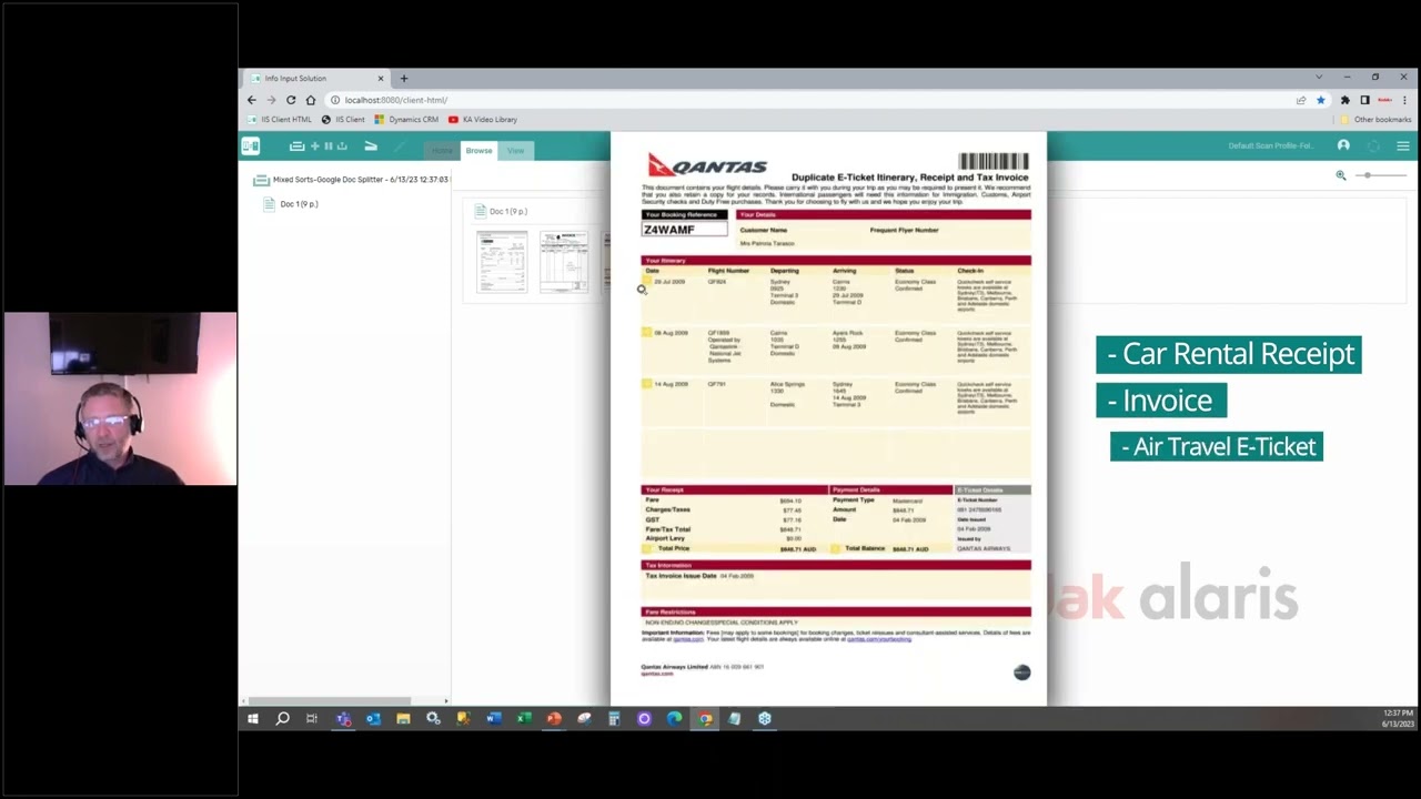 Info Input Intelligent Classification using Google Document AI