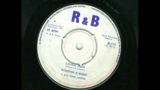 winston & bibbie -lover man (R&B 115  1963 )
