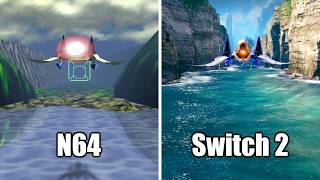 Star Fox - Graphics Comparison (N64 vs Switch 2)