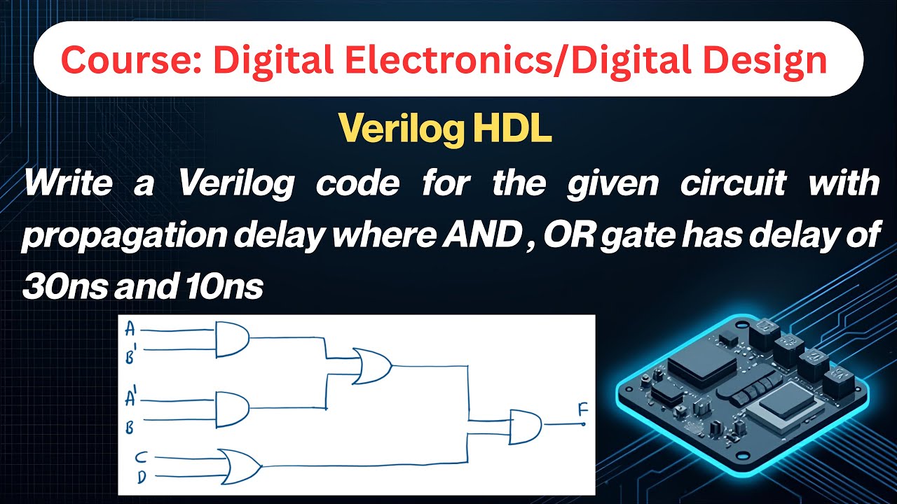Write a Verilog code for the given circuit