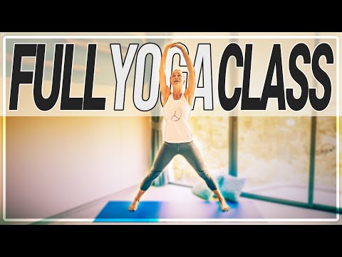 Full Yin Yang Class for Hips - 75 minute Yin Yang Yoga Class for the Hips - Yoga with Heini